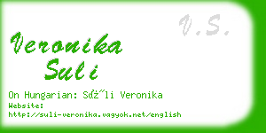 veronika suli business card